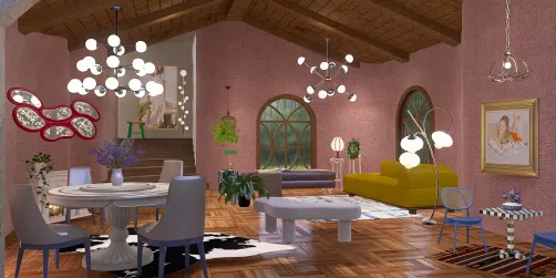 Multipurpose room in cottage 