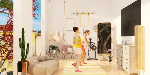 Exercise At home with friends