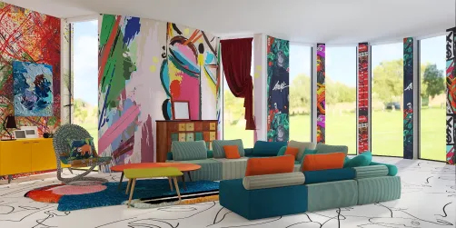 Art living room 👩🏼‍🎨🎨🖌️