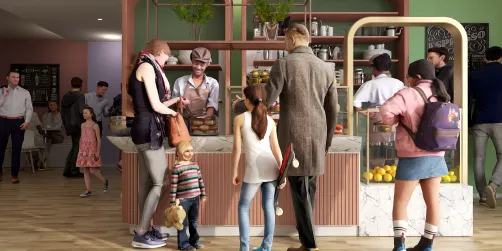 The new cake shop