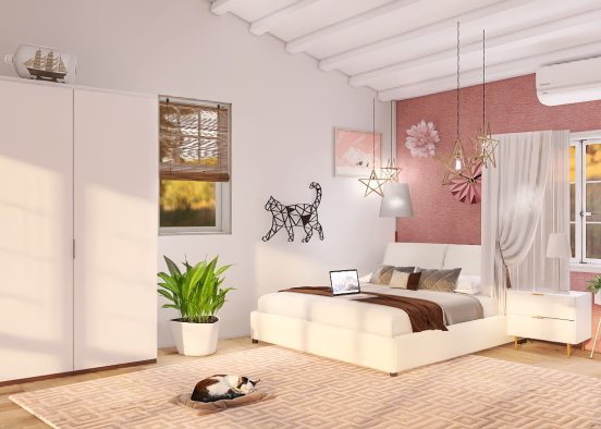 I don't like pink, but I would live here Design Rendering