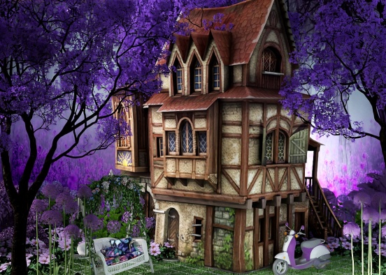 Life in the purple forest  Design Rendering