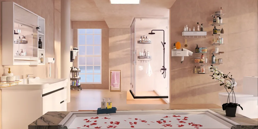 a kitchen with a refrigerator, sink, and a window 