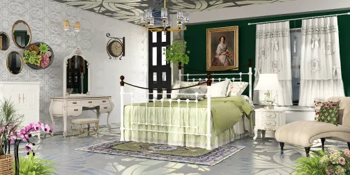 vintage bedroom 