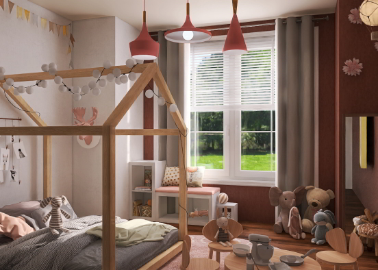 Children’s Corner (Bedroom) Design Rendering