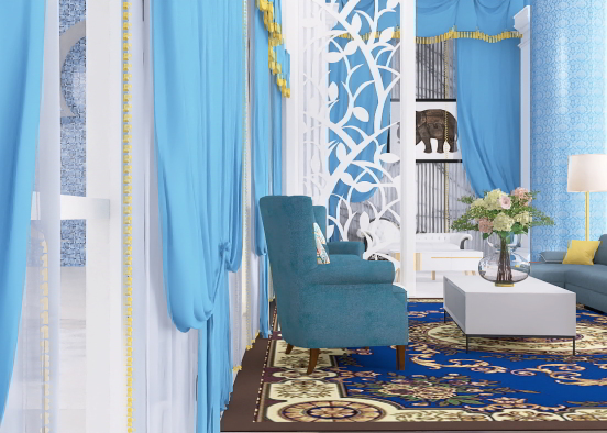 beautiful blue palace 🤩 Design Rendering