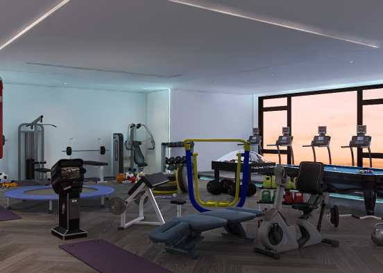 The Gym ❤💪 Design Rendering