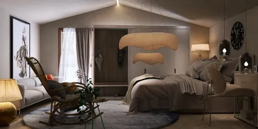 Attic bedroom idea 💡
