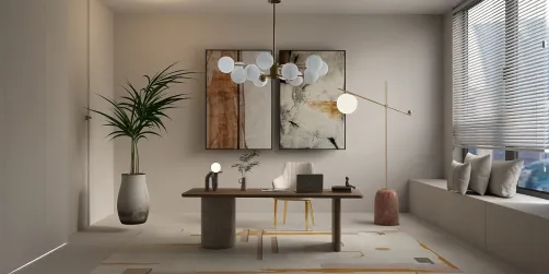 minimalist office