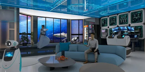 Spaceship Relaxing Room