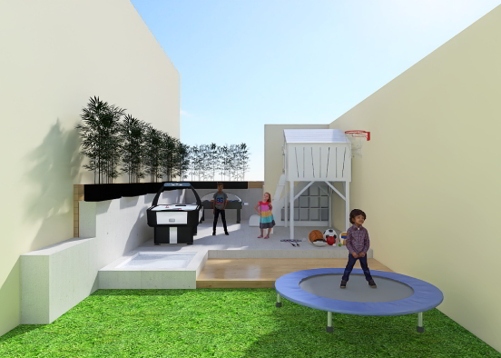 Play area for children Design Rendering