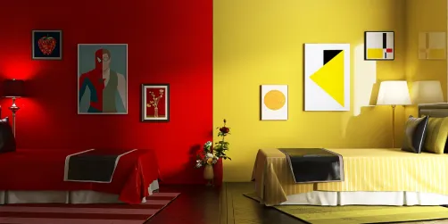 Wolverine + Deadpool bedroom