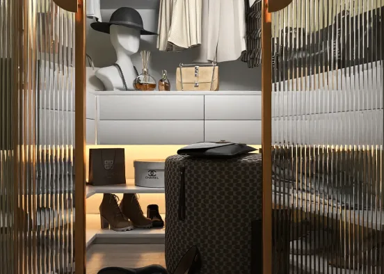 # Closet Renderização de Design
