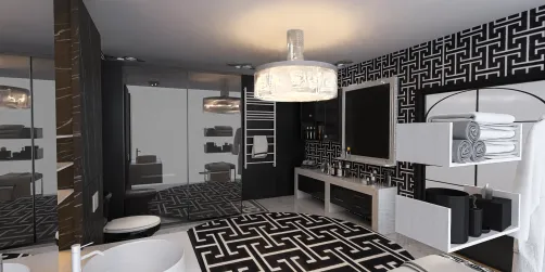 Opulent Monochrome Elegance