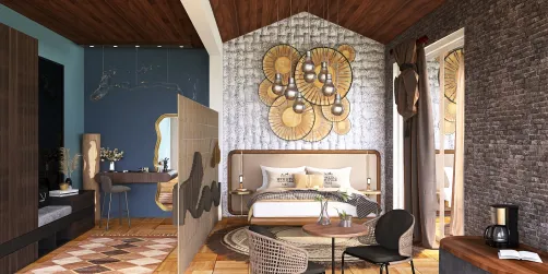Countryside guest room