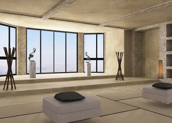 Meditation room 🏔 Design Rendering