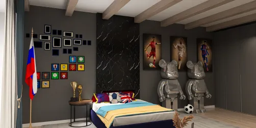 Комната футбольной тематики 