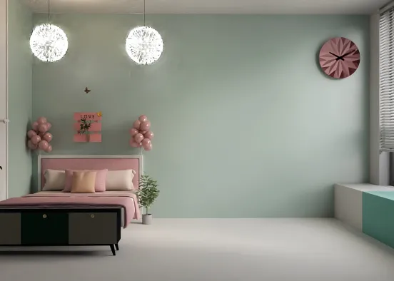 Coco’s dream bedroom Design Rendering