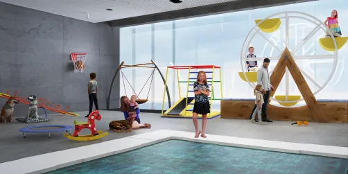 Rich family play room