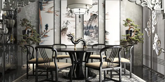 Chinese Decor - Dining Room