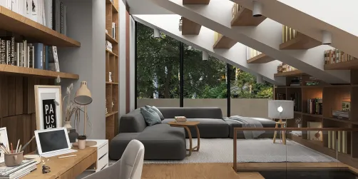 Attic Home Library