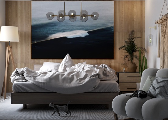 beachy bedroom  Design Rendering