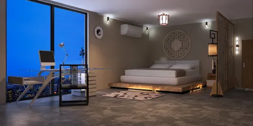 Asian Style Bedroom
