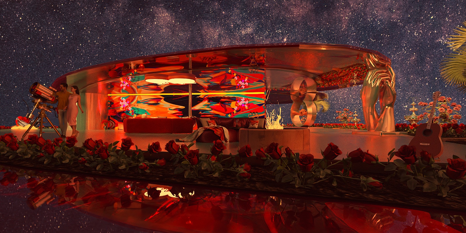 A place of romance and passion 💫🌹❤️‍🔥