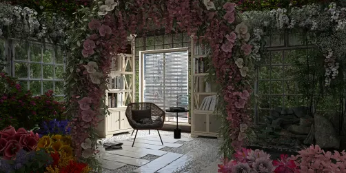 Flores y libros:dos pasiones