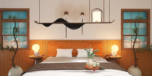 Japandi bedroom