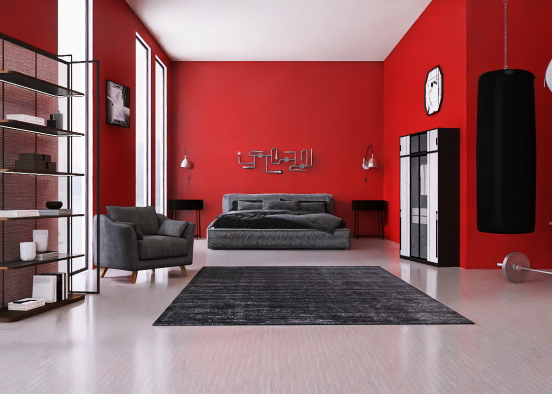 bedroom inspired my boyfriend <3 Design Rendering
