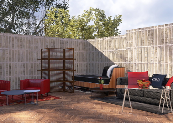the great red and black outdoors! Design Rendering