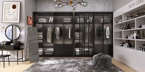 wardrobe room