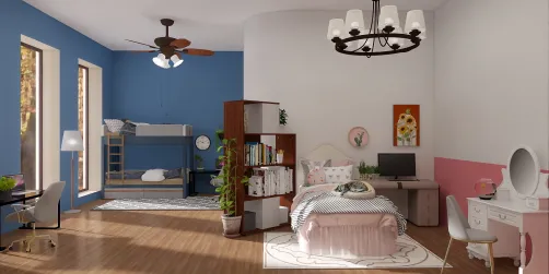 2 boys & 1 girl room