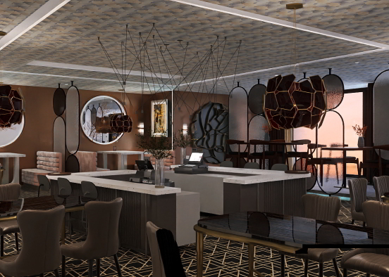 Rocher and chic.  Design Rendering