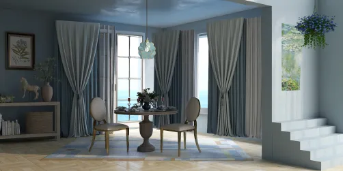 Small corner dining. 