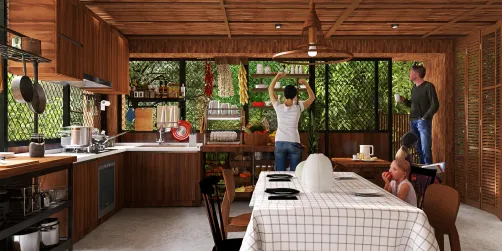 Filipino-Style Kitchen Design 