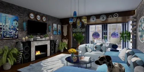 Living room 💙🩵
