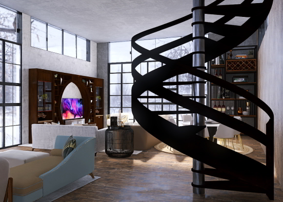 Staircase Design Rendering