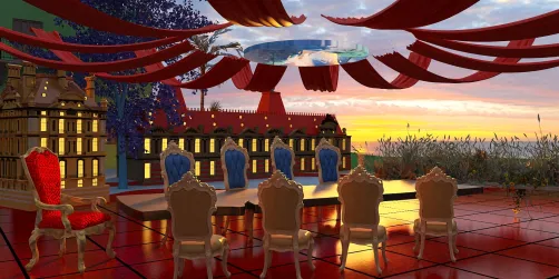 Hogwarts dining space
