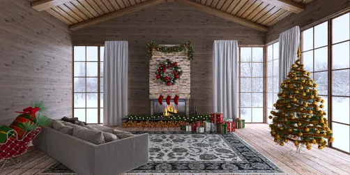Cozy Christmas cabin 