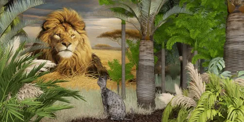When I grow up I wanna be a lion