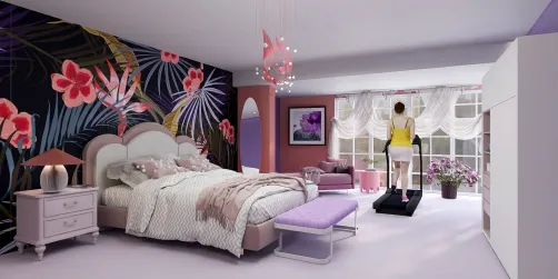 Pink and purple 