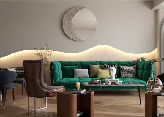 Luxurious living room idea 💡 Design Rendering