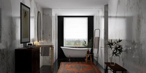 a touch of vintage bathroom