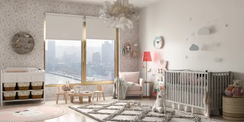 Baby girl room💕👧🏽👩🏼‍🍼