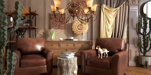 Vintage living room🤎