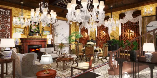 舊上海大宅家庭廳 Old Shanghai Masion Family Room