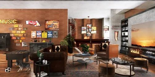 Ken’s bachelor pad.