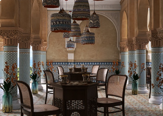 Maroccan style 🇲🇦 Design Rendering